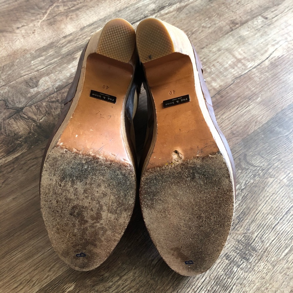 SALE Rag & Bone Sloane Nubuck Platform Sandal Stac - Picture 8 of 8